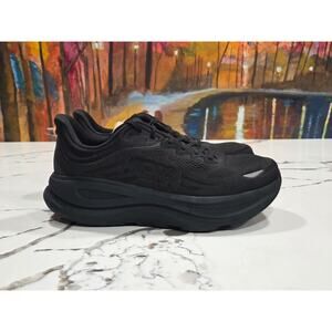 Hoka One M Bondi 9 Triple Black Size 13D Men's 1162011 BBLC